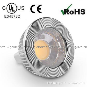 High Quality 5W COB MR16 led lamp with UL listed